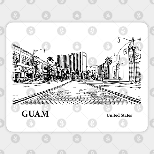 Guam Magnet by Lakeric